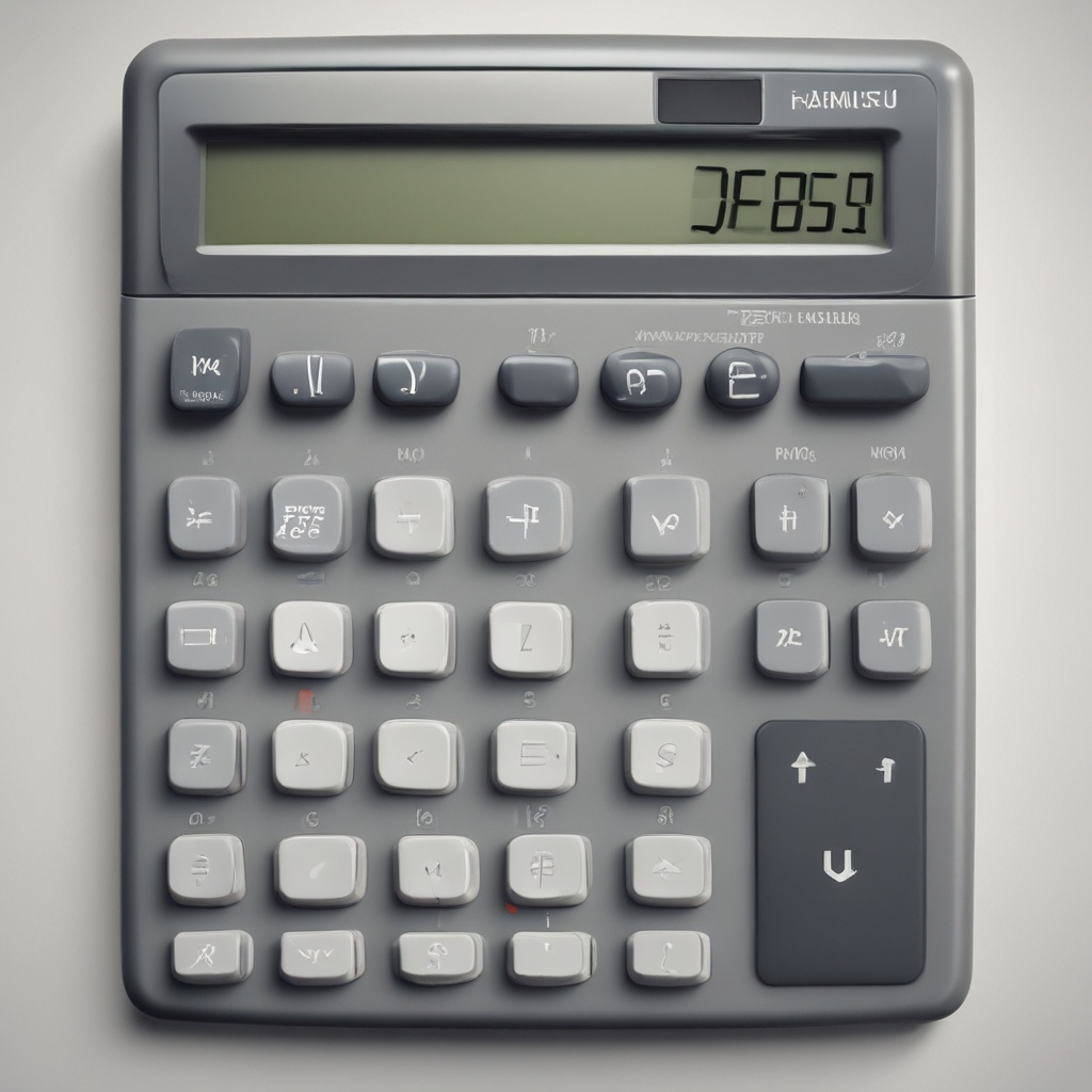 Picture of a calculator